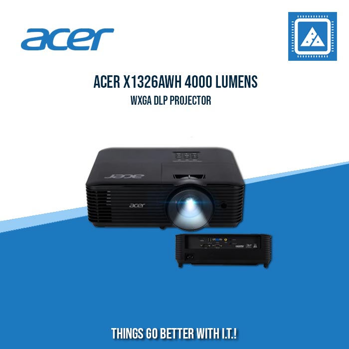 ACER X1326AWH 4000 LUMENS WXGA DLP PROJECTOR ACER X1326AWH 4000 LUMENS WXGA DLP PROJECTOR